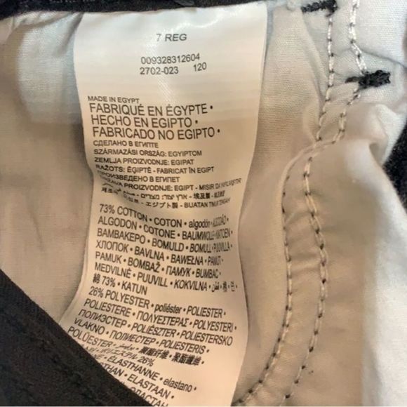 Sz7 Levi’s 710 Super Skinny Black Jeans - Picture 6 of 6